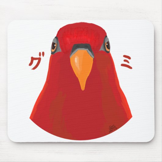 Red birb "GUMI" Muismat (Voorkant)