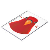 Red birb "GUMI" Notitieboek (Linkerzijde)