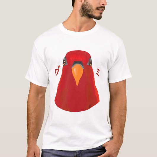 Red birb “GUMI” T-shirt (Voorkant)