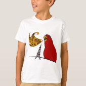 Red birb "GUMIZILLA" wuewuewue... T-Shirt (Voorkant)