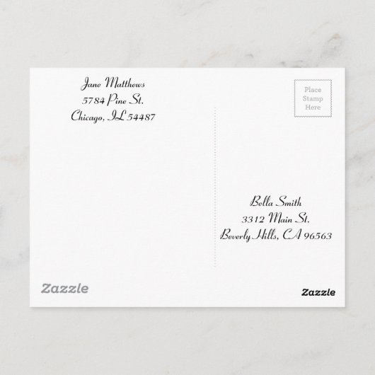 Red Birch Bark Brown en Turquoise Dreamweaver Briefkaart (Achterkant)