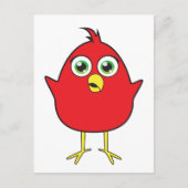 Red Bird Briefkaart (Voorkant)