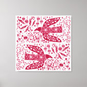 Red Bird Canvas Afdruk (Voorkant)