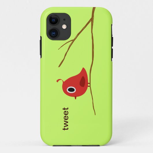 Red Bird Case-Mate iPhone Case (Achterkant)