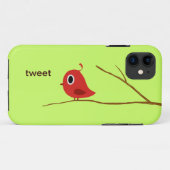 Red Bird Case-Mate iPhone Case (Achterkant (horizontaal))