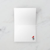 Red Bird en Music Note Kaart (Binnen)