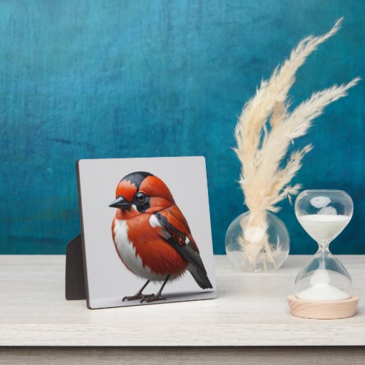 red bird fotoplaat (Insitu)