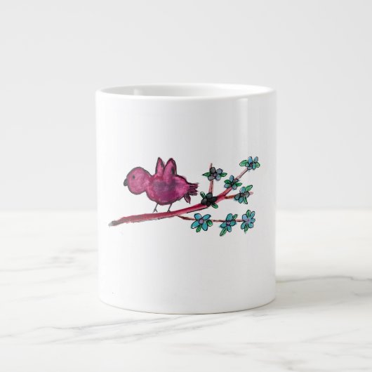 Red Bird Grote Koffiekop (Voorkant)