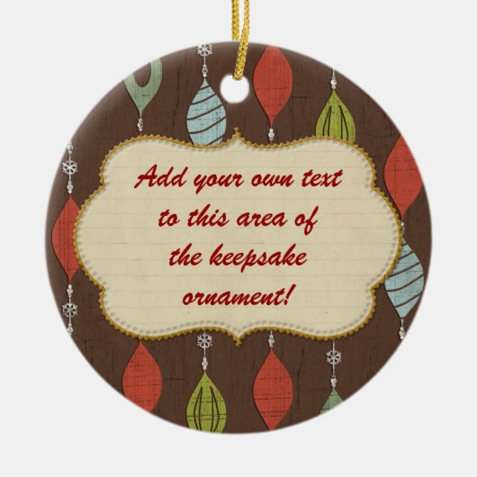  Red Bird Keepsake Ornament (Voorkant)