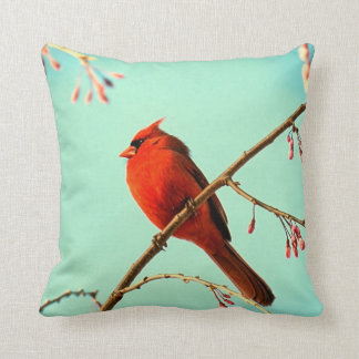 Red Bird Pillow Kussen
