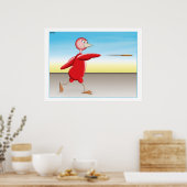 Red Bird Poster (Keuken)