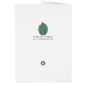 Red Bird Wishing on Shooting Star Illustration (Achterkant)