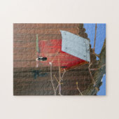 Red Birdhouse Legpuzzel (Horizontaal)