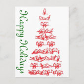 Red Birds Holiday Kaart (Voorkant)