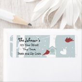 Red Bird's Special Delivery Retouradres Labels (Insitu)