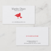 RED BIRDS-Visitekaartje Visitekaartje (Voorkant / Achterkant)