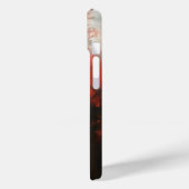 Red Black Abstract Art Case-Mate iPhone Case (Achterkant / Links)