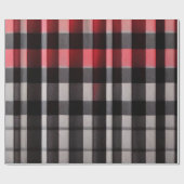 Red Black Abstract Pset Modern Collectie Cadeaupapier (Vlak)