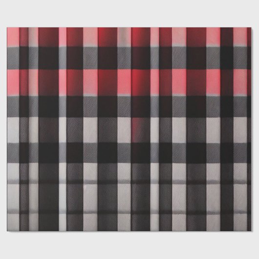 Red Black Abstract Pset Modern Collectie Cadeaupapier (Vlak)