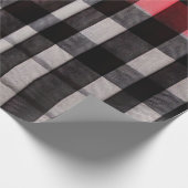 Red Black Abstract Pset Modern Collectie Cadeaupapier (Hoek)