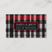 Red Black Abstract Pset Modern Collectie Visitekaartje (Voorkant)