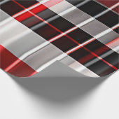 Red Black Abstract Pset Popular Collectie Cadeaupapier (Hoek)