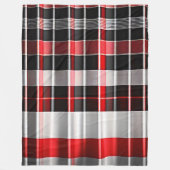 Red Black Abstract Pset Popular Collectie Fleece Deken (Voorkant)