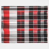Red Black Abstract Pset Popular Collectie Fleece Deken (Voorkant (Horizontaal))