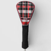 Red Black Abstract Pset Popular Collectie Golfheadcover (Voorkant)