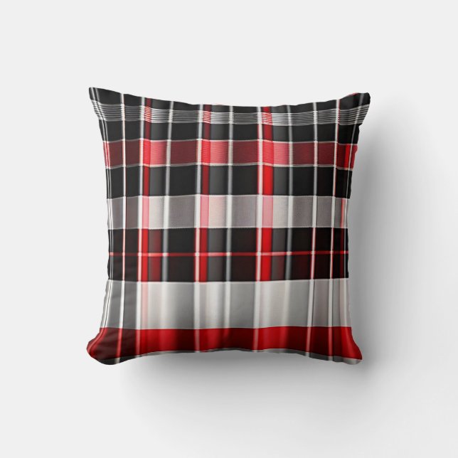 Red Black Abstract Pset Popular Collectie Kussen (Voorkant)