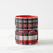 Red Black Abstract Pset Popular Collectie Mok (Midden)