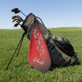 Red Black Ashes en Phoenix Golfhanddoek (Groen)