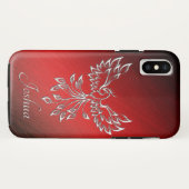 Red Black Ashes en Phoenix Personal Case-Mate iPhone Case (Achterkant (horizontaal))