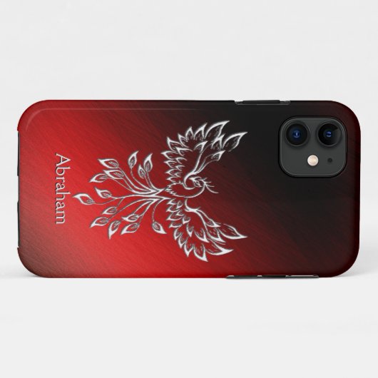 Red Black Ashes en Phoenix Personal Case-Mate iPhone Case (Achterkant (horizontaal))