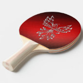 Red Black Ashes en Phoenix Personal Tafeltennisbatje (Voorkant Gekanteld)