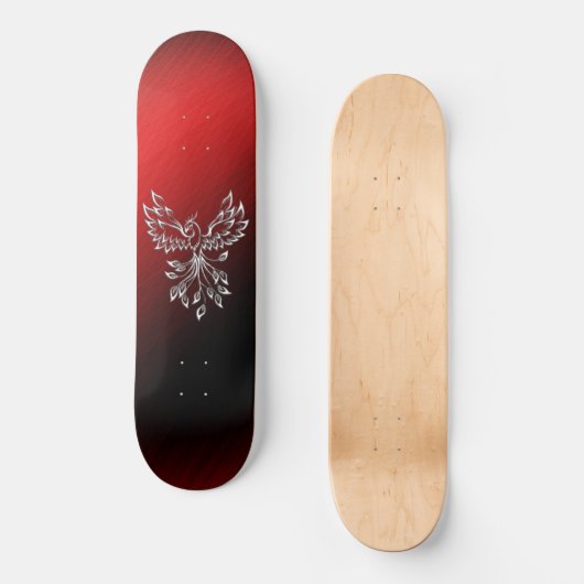 Red Black Ashes en Phoenix Persoonlijk Skateboard (Voorkant)