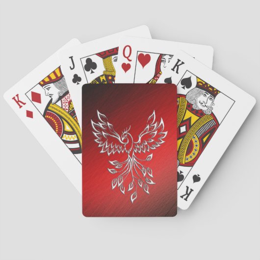 Red Black Ashes en Phoenix Pokerkaarten (Achterkant)