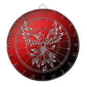 Red Black Ashes en Phoenix Regulation Dartbord (Voorkant)
