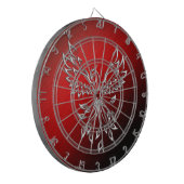 Red Black Ashes en Phoenix Regulation Dartbord (Voorkant Links)