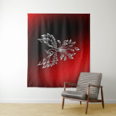 Red Black Ashes en Phoenix Wandkleed (In situ)