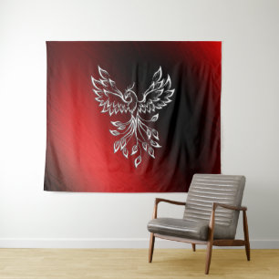 Red Black Ashes en Phoenix Wandkleed