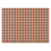 Red Black Barcelona Tile Geometric Graphic Tafelkleed (Voorkant (Horizontaal))
