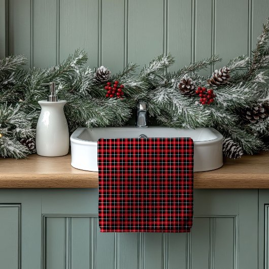 Red Black Bath Towels Gift for New Home Comfort Bad Handdoek