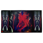 Red Black Blue White Abstract Kussensloop (Voorkant-Rechts)