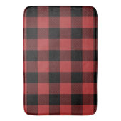 Red Black Buffalo Check Pset Badmat (Voorkant Verticaal)
