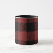 Red Black Buffalo Check Pset Mok (Midden)