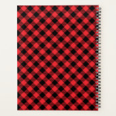 Red Black Buffalo Check Pset Planner (Achterkant)