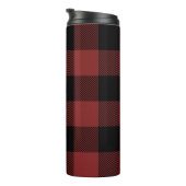 Red Black Buffalo Check Pset Thermosbeker (Geroteerd rechts)