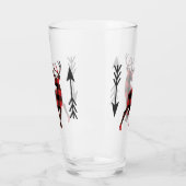 Red Black Buffalo met stevige rugzak Glas (Links)