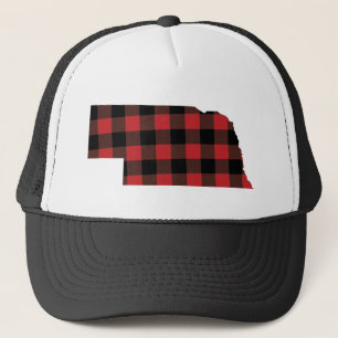 Red Black Buffalo Plaid Nebraska Trucker Pet